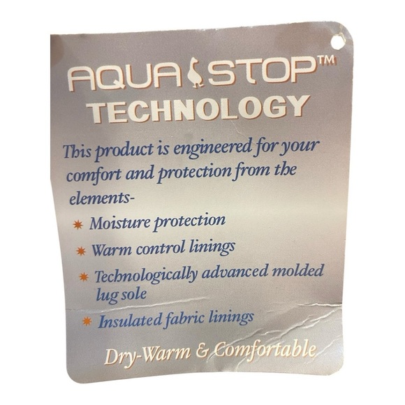 NEW! Aqua Stop Repels Moisture Retains Heat. Heeled Boots with Wrap Detail - Picture 9 of 11
